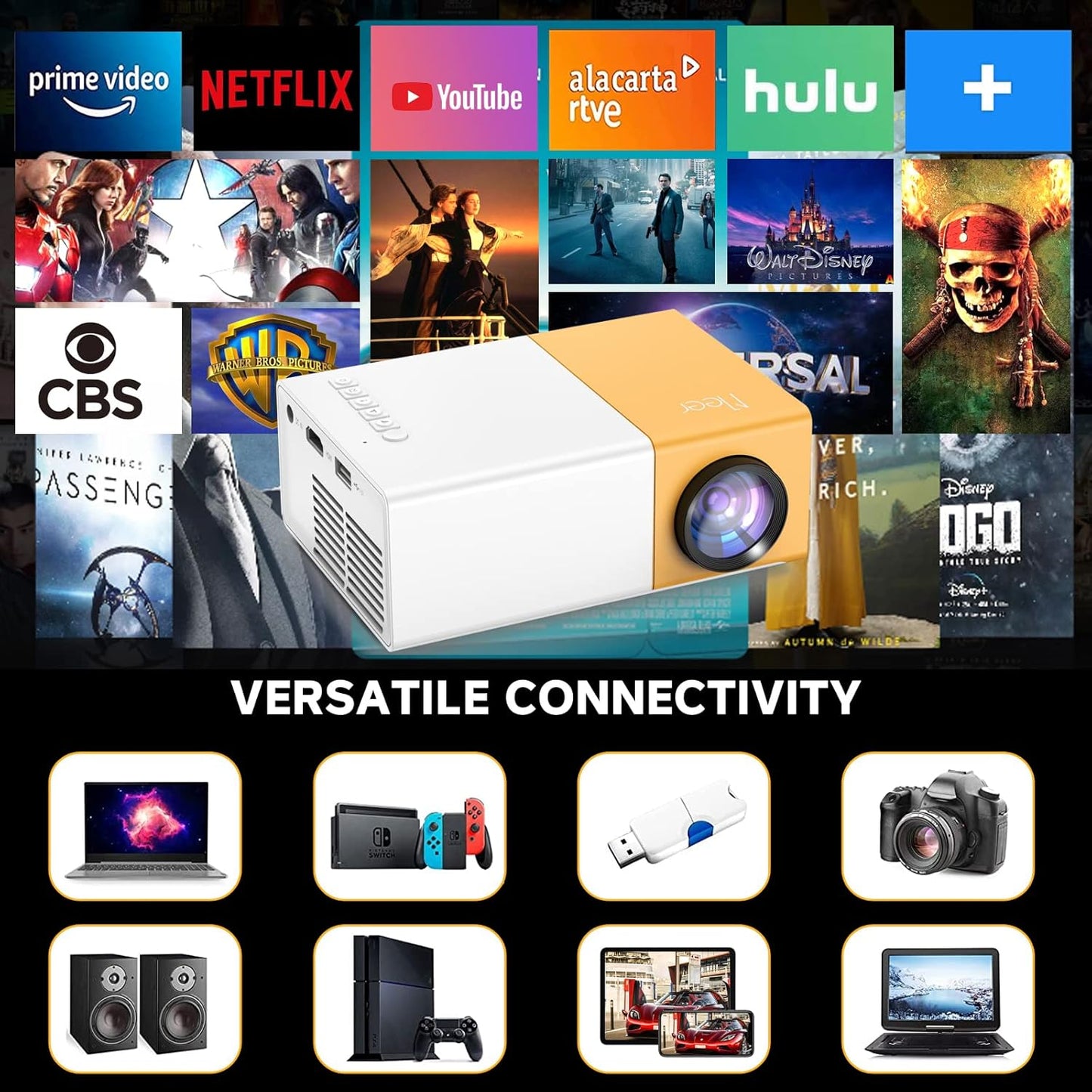 Portable Retro Gaming Projector