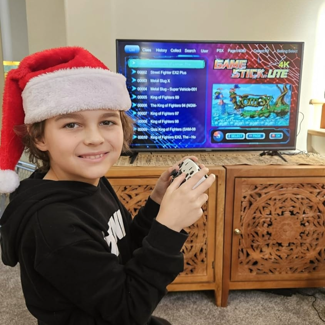 RETROPRO™️ GAMING CONSOLE + 60,000+ LICENSED GAMES (2 Free Controllers Included)